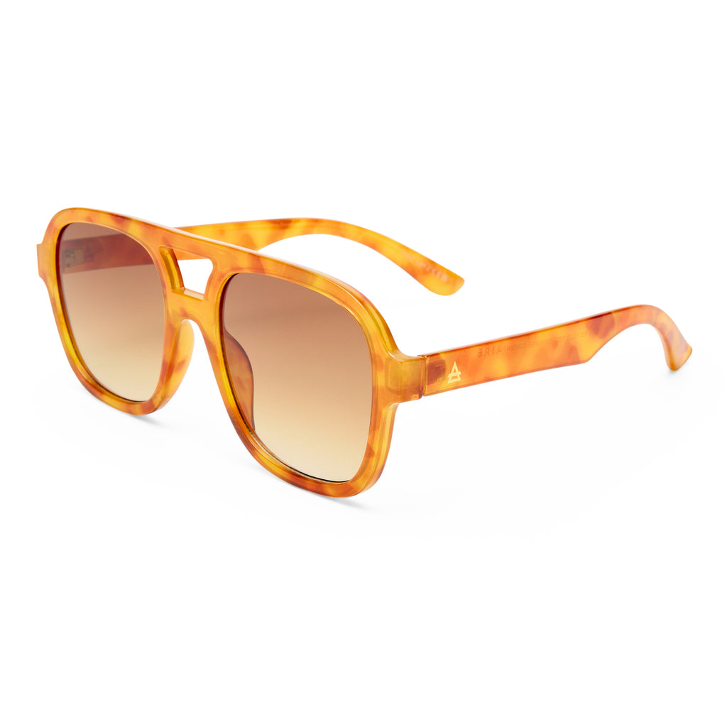 Aire Whirlpool Vintage Tort Uni-Sex Aviator Sunglasses | Eyewear Index