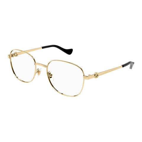 Gucci Gg1602o Gold Female Round Optical Frames | Eyewear Index