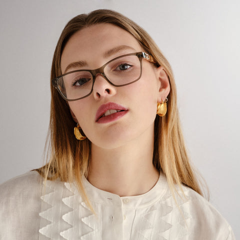 Oroton Una Slate Maple Tort Female Rectangle Optical Frames | Eyewear Index