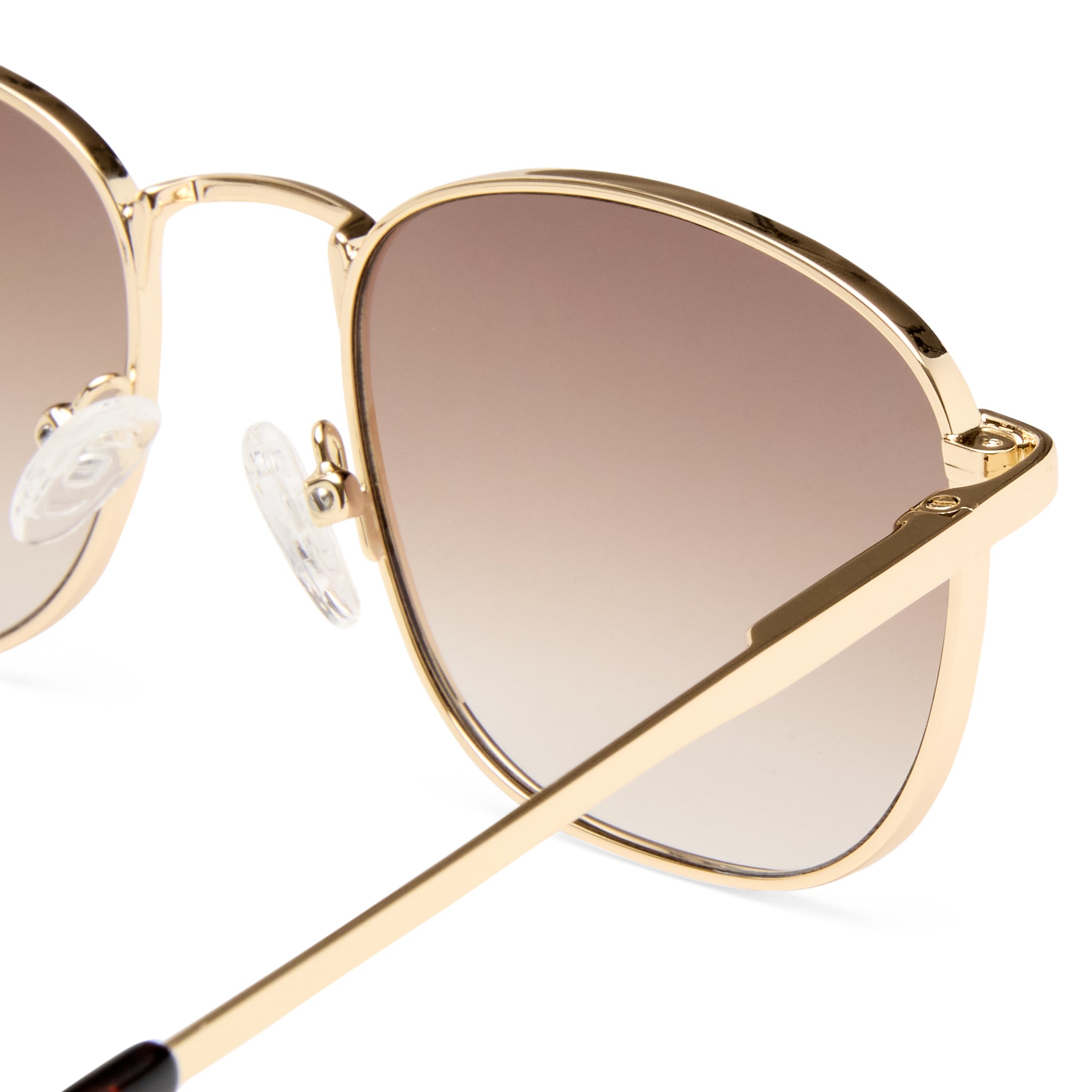Le Specs Neptune Deux Gold Uni-Sex Square Sunglasses | Eyewear Index