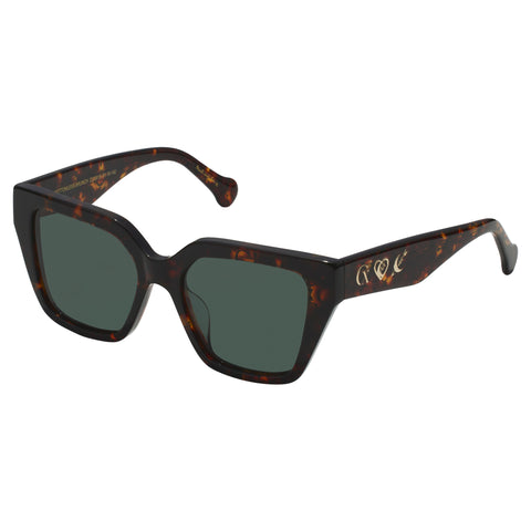 Camilla Bottomless Brunch Dark Tort Monogram Female D-Frame Sunglasses | Eyewear Index