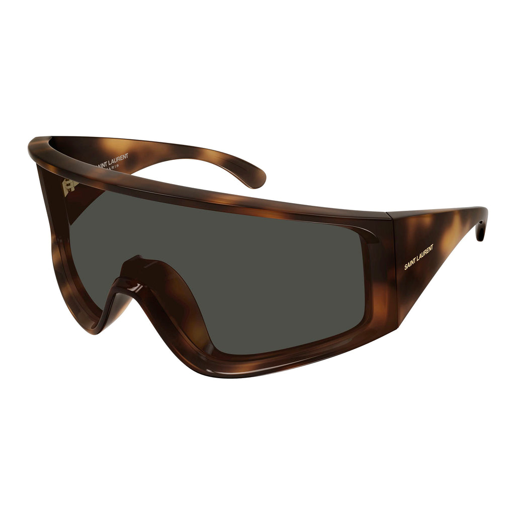 Saint Laurent Sl969 Havana Female Mask Sunglasses | Eyewear Index