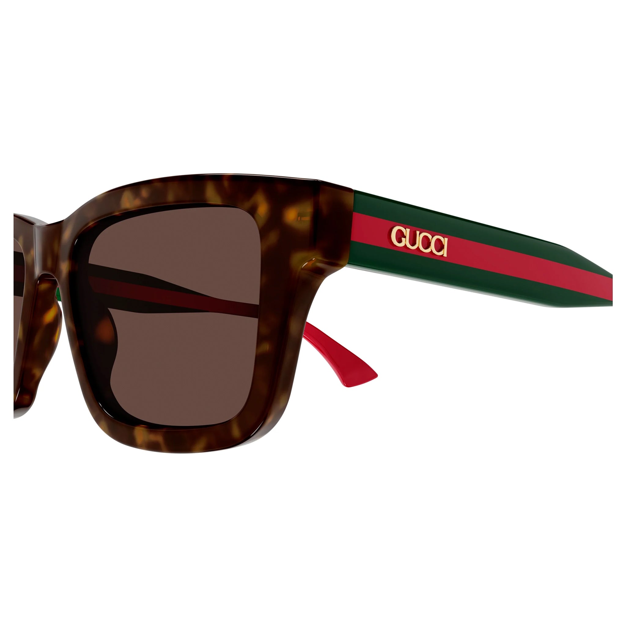 Gucci Gg1869s Havana Male Rectangle Sunglasses | Eyewear Index