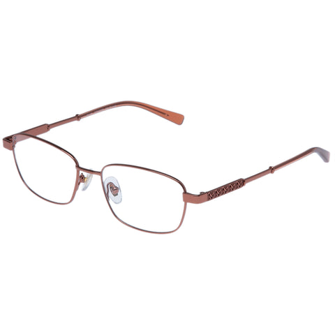 Oroton Enid Rose Gold Female Rectangle Optical Frames | Eyewear Index