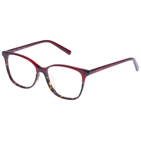 Oroton Ingrid Burgundy Dark Tort Female Cat-Eye Optical Frames | Eyewear Index