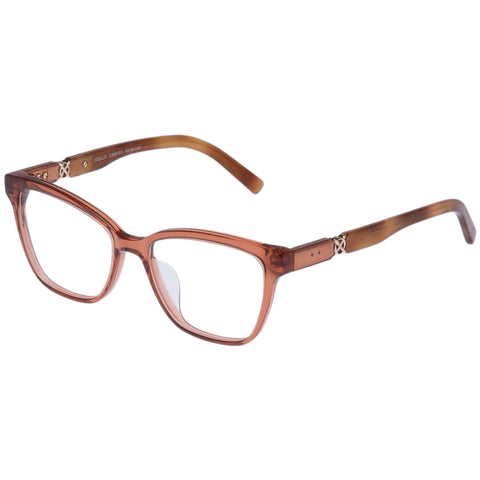 Oroton Joelle Deep Rose Maple Female Cat-Eye Optical Frames | Eyewear Index