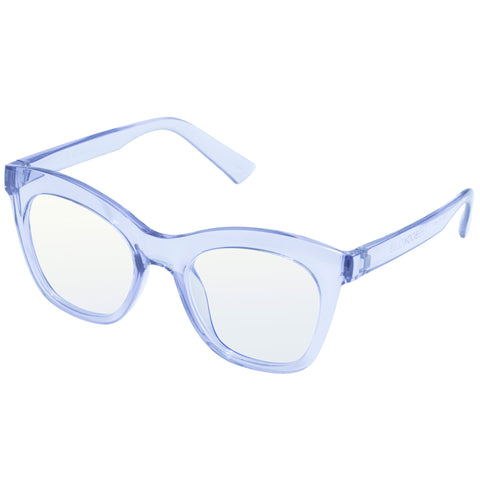 The Book Club Harlots Bed Lilac Female Cat-Eye Readers | Eyewear Index