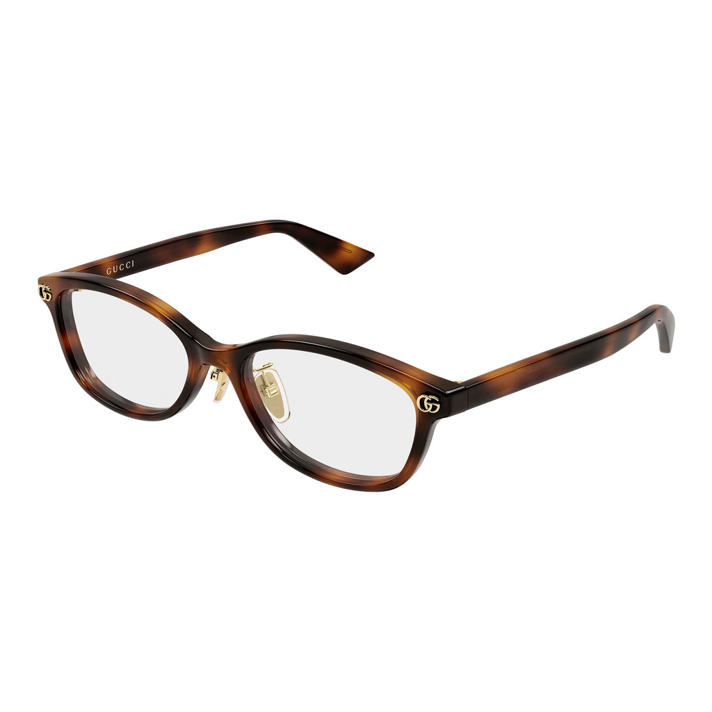 Gucci Gg2144oj Havana Female Rectangle Optical Frames | Eyewear Index