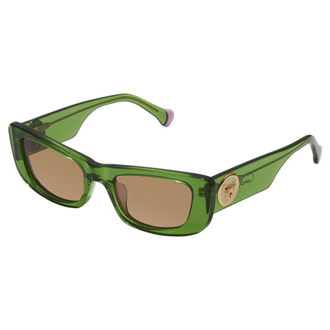 Camilla Ciao Ciao Khaki Female Rectangle Sunglasses | Eyewear Index