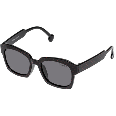 Cancer Council Wombat Kids Black Polka Female Square Sunglasses | Eyewear Index