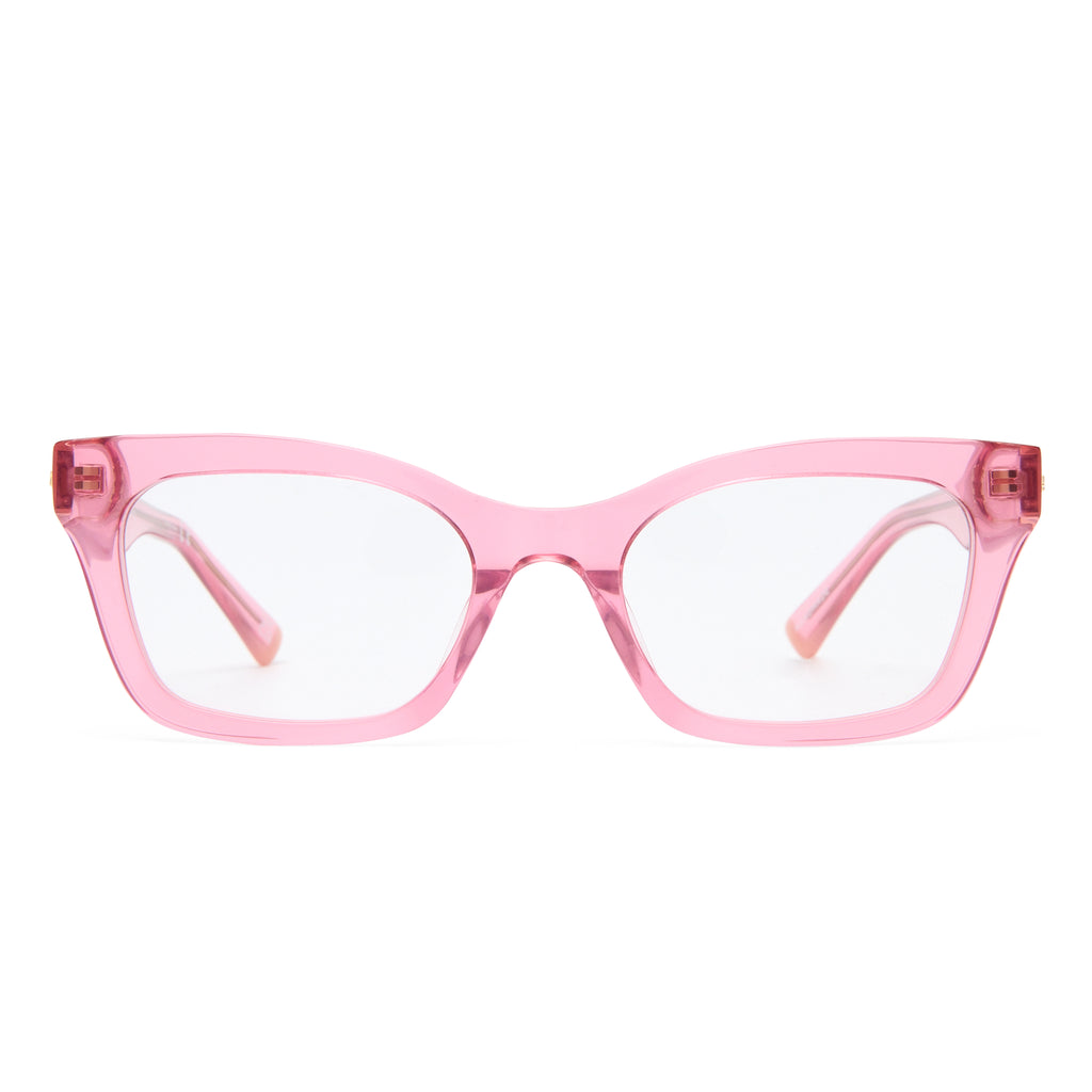 Le Specs Hot Press Flamingo Uni-Sex Cat-Eye Optical Frames | Eyewear Index