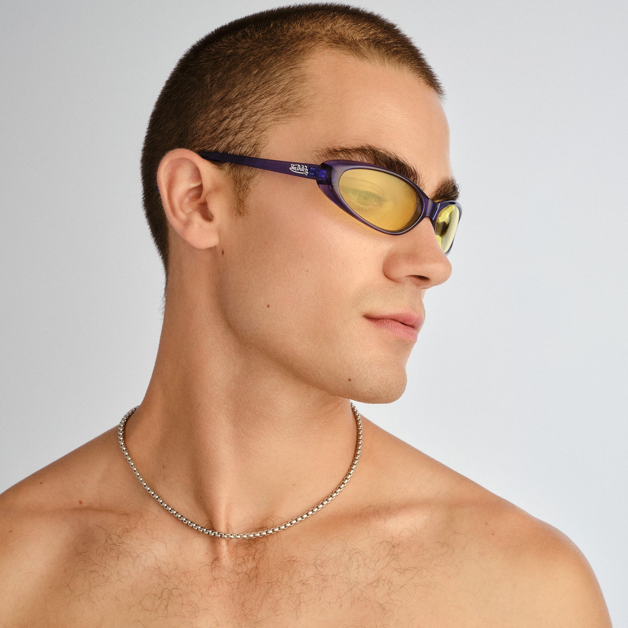 Aire Poison Cobalt Blue Uni-Sex Oval Sunglasses | Eyewear Index