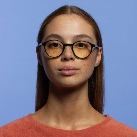 The Book Club So Rando Green Uni-Sex Round Readers | Eyewear Index