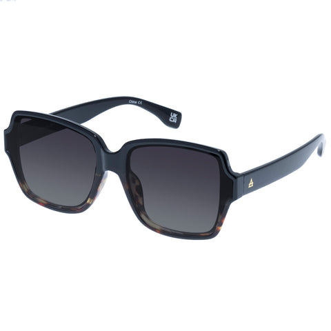 Aire Fortuna Tort Splice Female Square Sunglasses | Eyewear Index