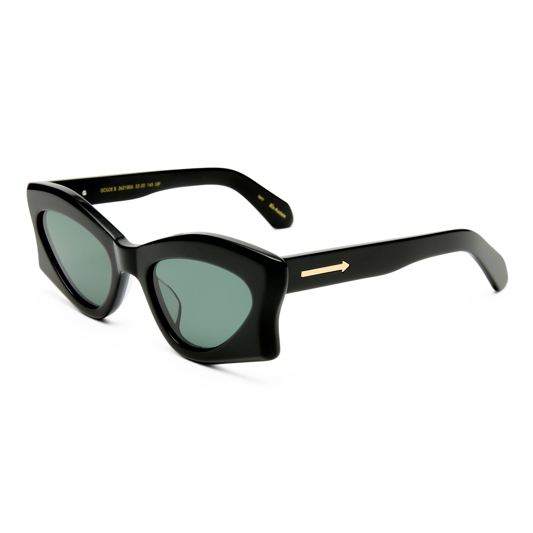 Karen Walker Isolde Black Female Cat-Eye Sunglasses | Eyewear Index