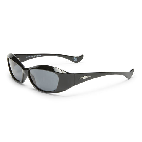 Le Specs Swift Lust Black Uni-Sex Rectangle Sunglasses | Eyewear Index