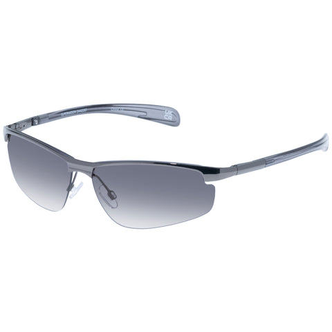 Aire Supermoon Gunmetal Charcoal Uni-Sex Wrap Sunglasses | Eyewear Index