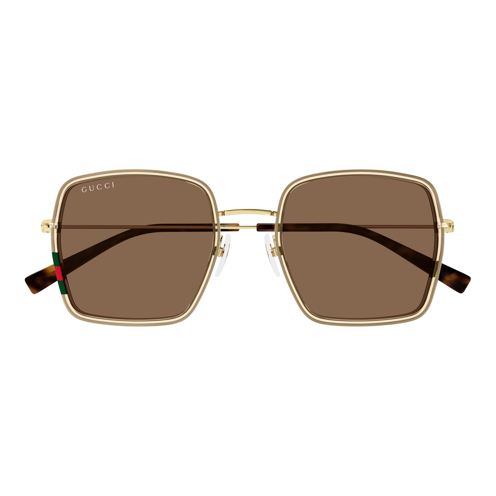 Gucci Gg1848s Beige Female Rectangle Sunglasses | Eyewear Index