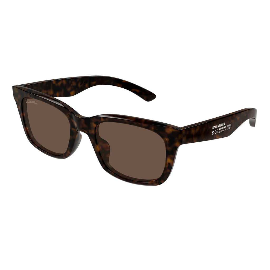 Balenciaga Bb0468s Havana Male Rectangle Sunglasses | Eyewear Index