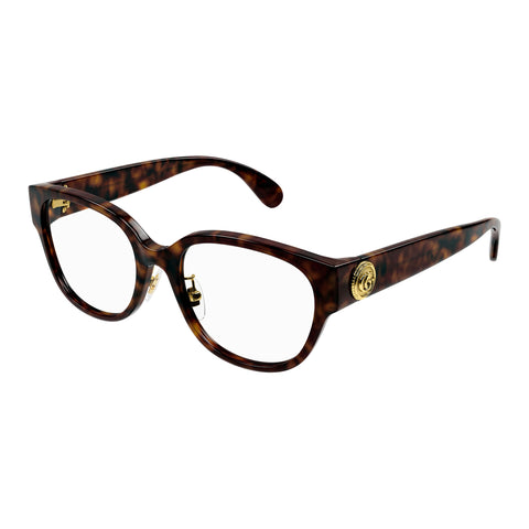 Gucci Gg1411ok Havana Female Round Optical Frames | Eyewear Index