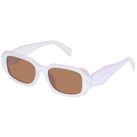 Cancer Council Monkey Kids Iridescent Pink Uni-Sex Rectangle Sunglasses | Eyewear Index