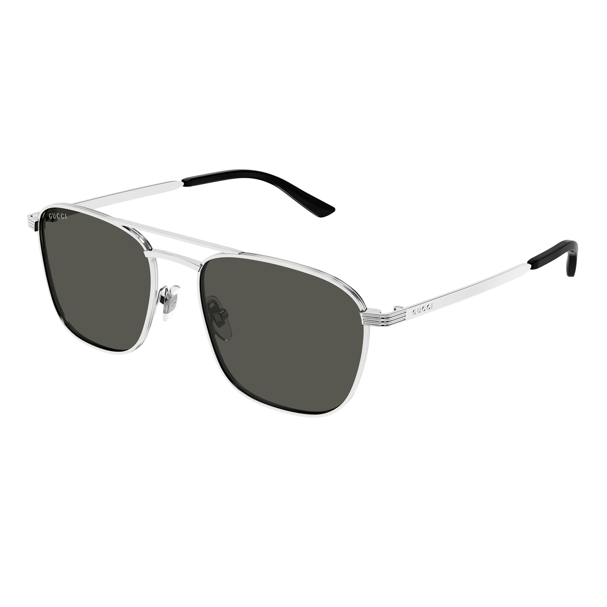 Gucci Gg1881s Silver Male Rectangle Sunglasses | Eyewear Index