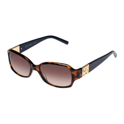 Oroton Jacinta 54 Signature Tort Female Rectangle Sunglasses | Eyewear Index