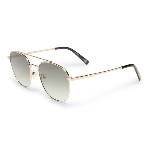 Le Specs Metaphor Gold Uni-Sex Aviator Sunglasses | Eyewear Index