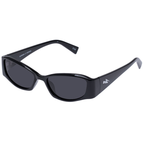 Le Specs Barrier Black Uni-Sex Wrap Sunglasses | Eyewear Index