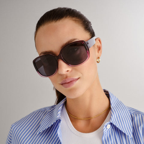 Cancer Council Wagstaff Violet Grad Female Wrap Sunglasses | Eyewear Index