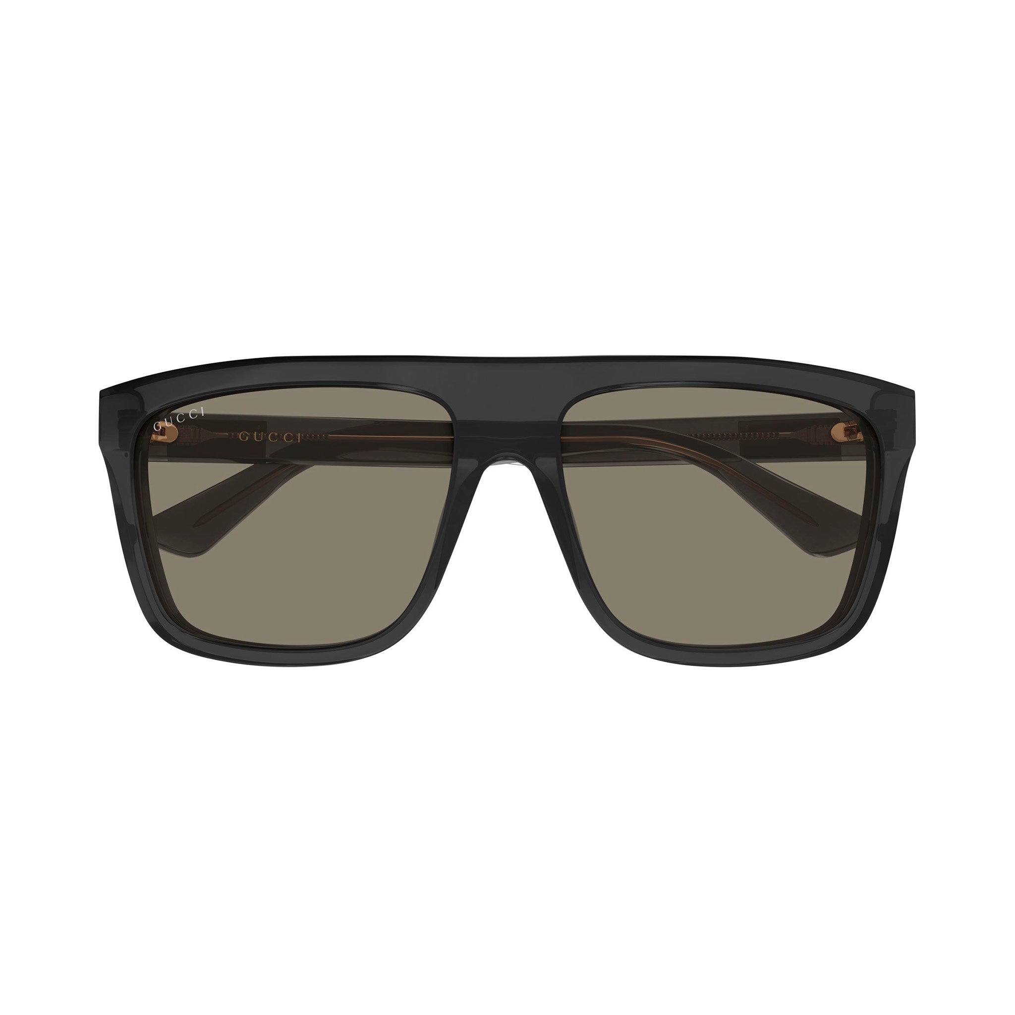 Gucci Gg0748s Grey Male Rectangle Sunglasses | Eyewear Index