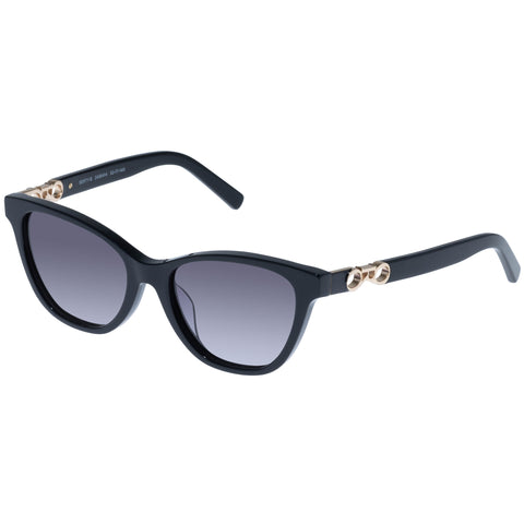 Oroton Berty Black Female Cat-Eye Sunglasses | Eyewear Index