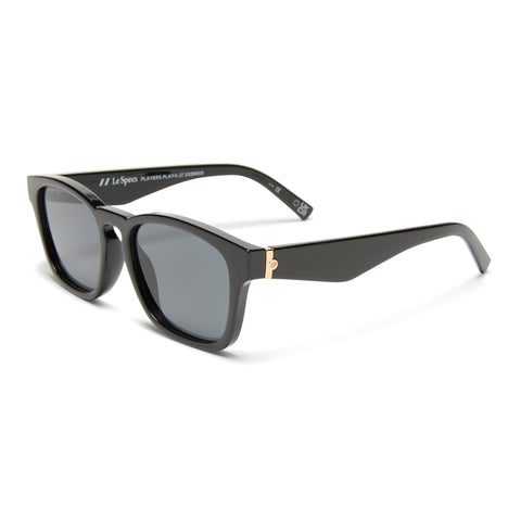 Le Specs Players Playa Black Uni-Sex D-Frame Sunglasses | Eyewear Index