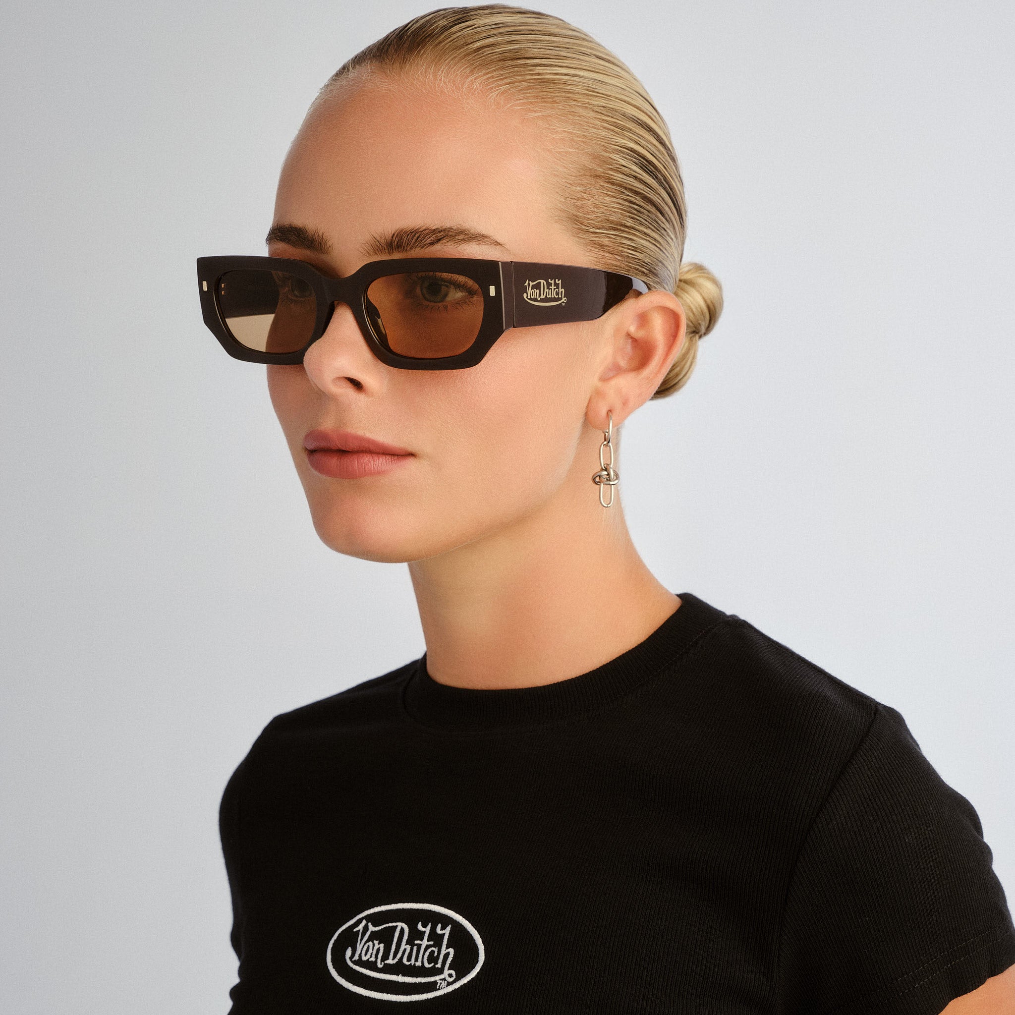 Aire Renegade Chocolate Uni-Sex Rectangle Sunglasses | Eyewear Index