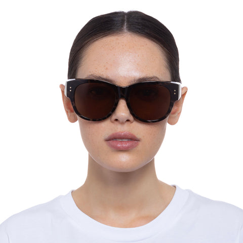 Cancer Council Honeysuckles Fitovers Tort Female D-Frame Sunglasses | Eyewear Index