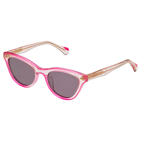 Camilla Festival Frolic Blush Fuchsia Halo Female Cat-Eye Sunglasses | Eyewear Index