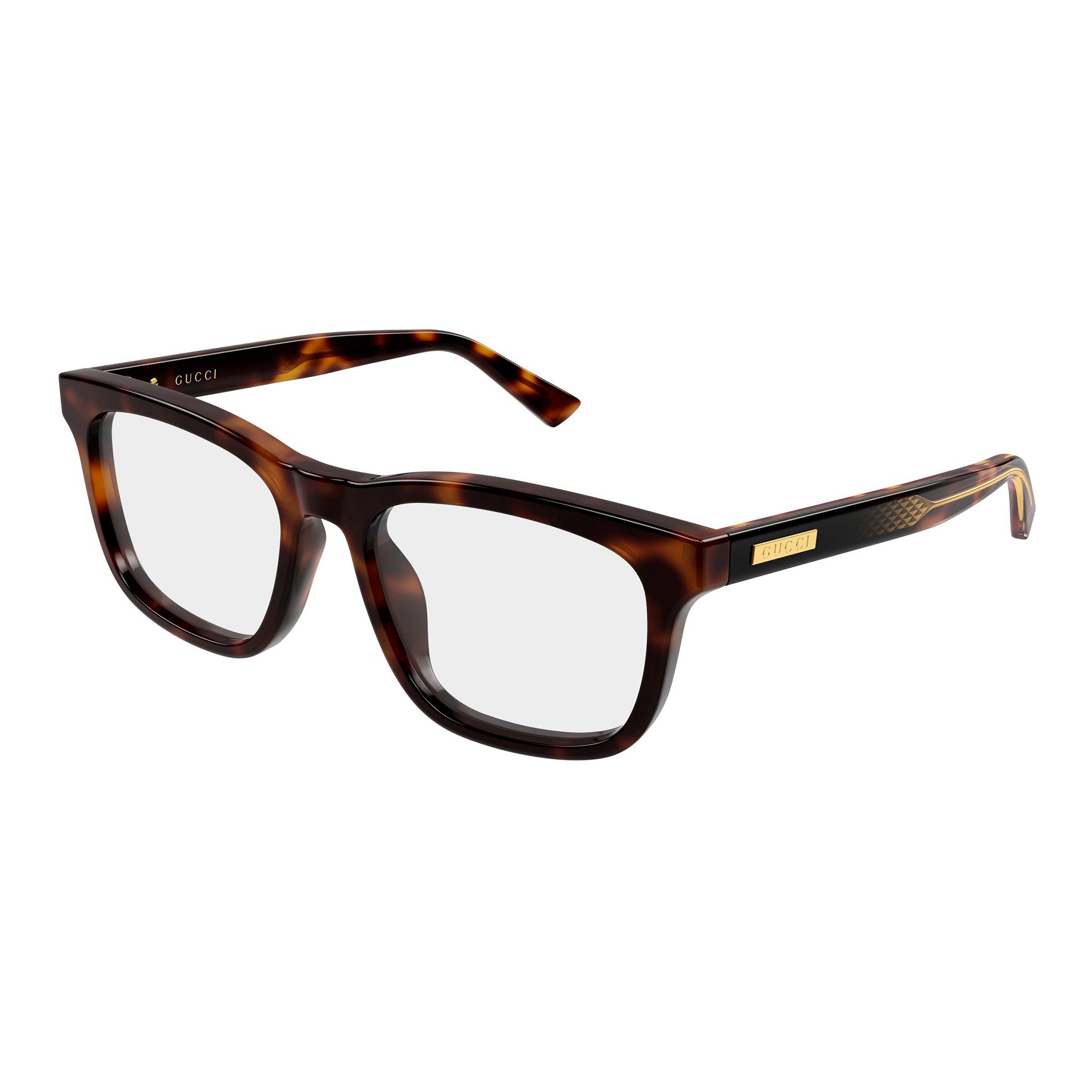 Gucci Gg2250ol Havana Male Rectangle Optical Frames | Eyewear Index