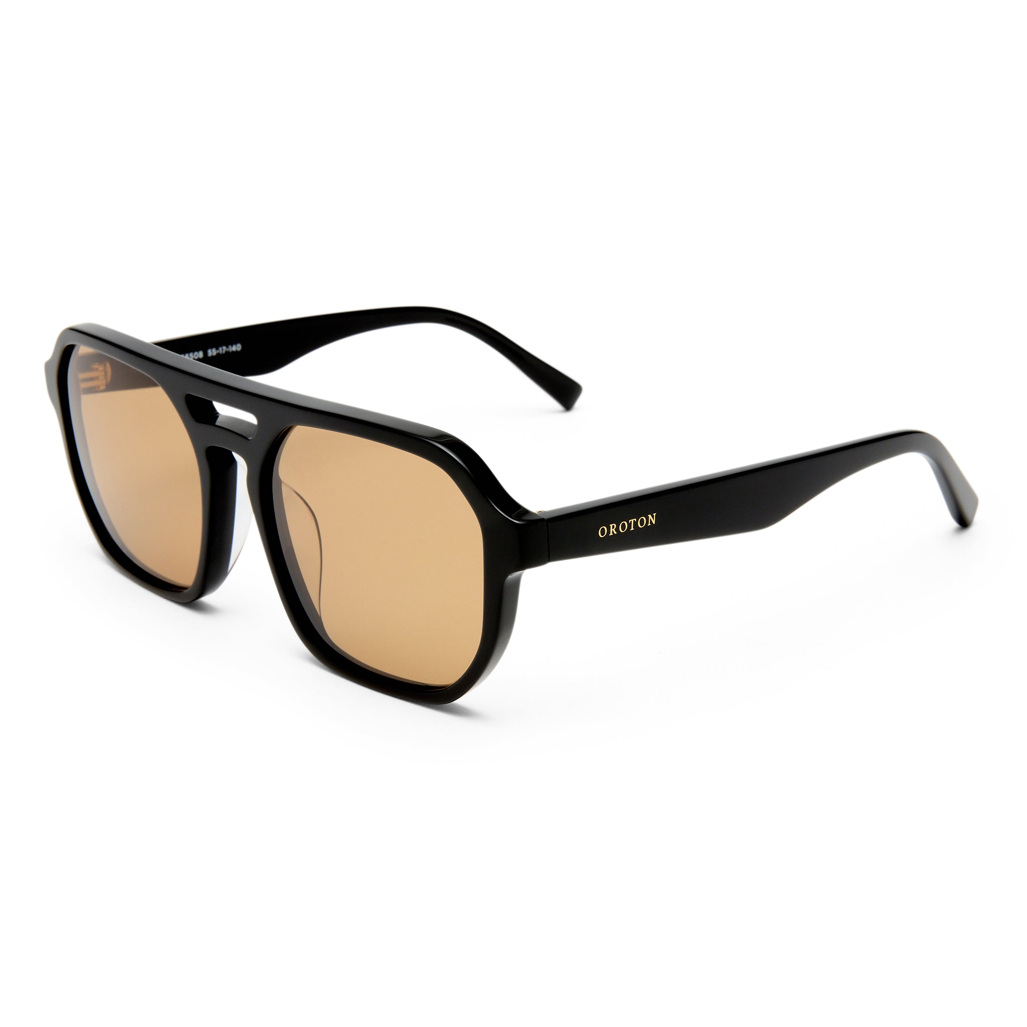 Oroton Sailor Black Female Aviator Sunglasses | Eyewear Index