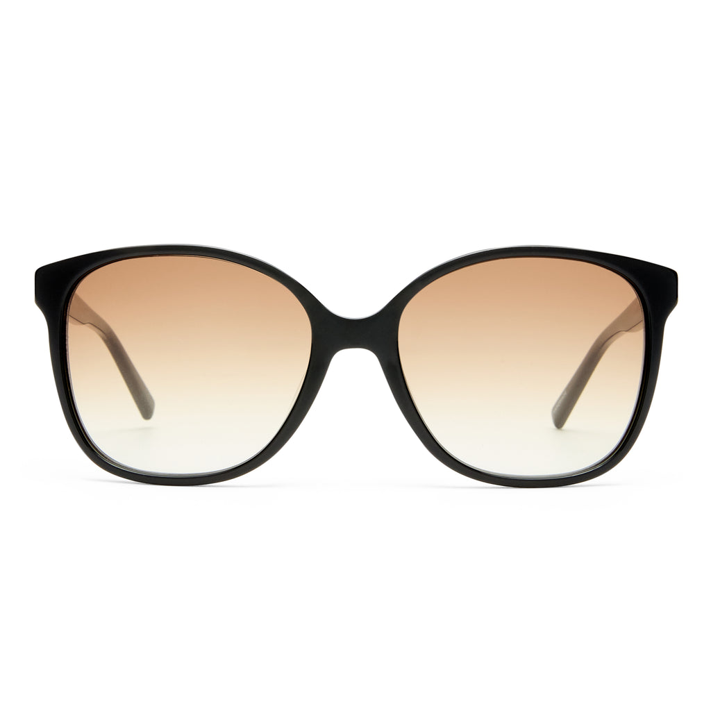 Oroton Vespera Black Female Square Sunglasses | Eyewear Index