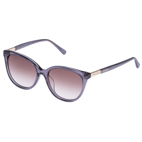 Oroton Reid Graphite Female Cat-Eye Sunglasses | Eyewear Index