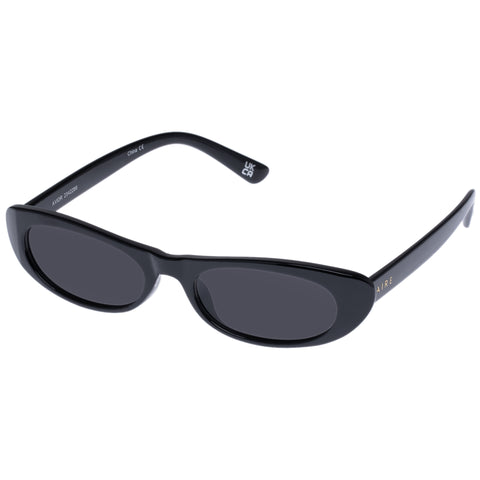 Aire Avior Black Female Cat-Eye Sunglasses | Eyewear Index