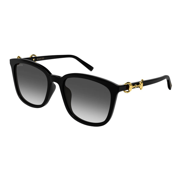 Gucci Gg2057sk Black Female Rectangle Sunglasses | Eyewear Index