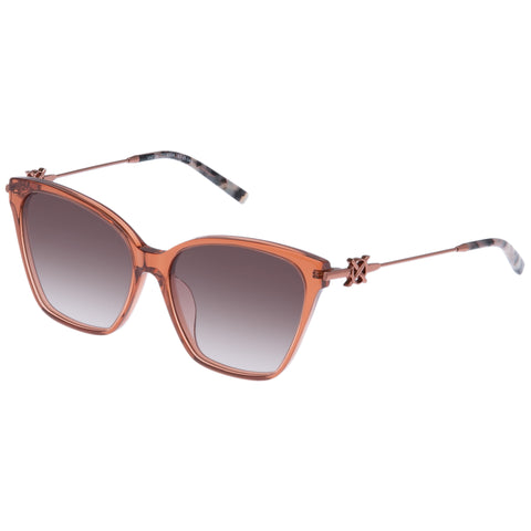 Oroton Vaeda Deep Rose Female Cat-Eye Sunglasses | Eyewear Index