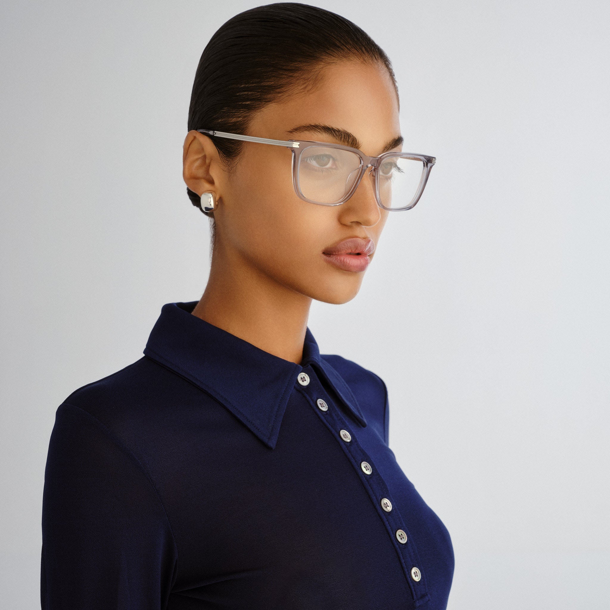 Le Specs Offline Smoke Uni-Sex D-Frame Optical Frames | Eyewear Index