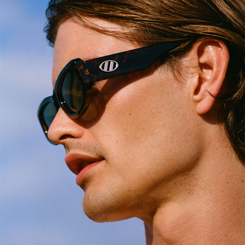 Le Specs Monopoly Tort Uni-Sex Rectangle Sunglasses | Eyewear Index