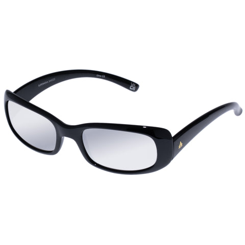 Aire Supernova Black Uni-Sex Wrap Sunglasses | Eyewear Index