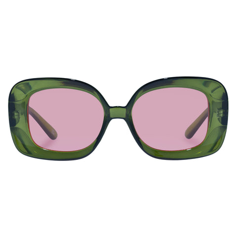 Aire Celestial Sage Female Round Sunglasses | Eyewear Index