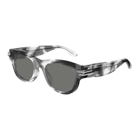 Bottega Veneta Bv1323sk Havana Uni-Sex Rectangle Sunglasses | Eyewear Index