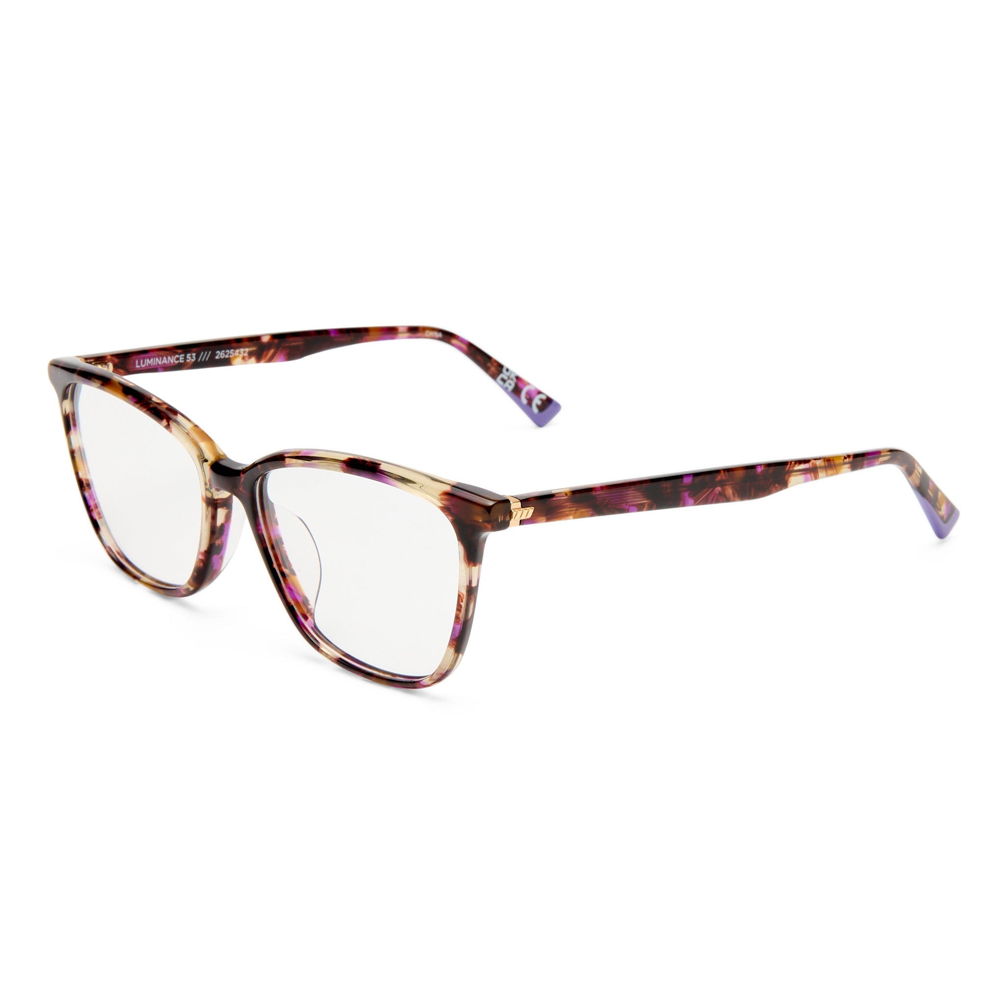 Le Specs Luminance 53 Wildflower Tort Female Cat-Eye Optical Frames | Eyewear Index