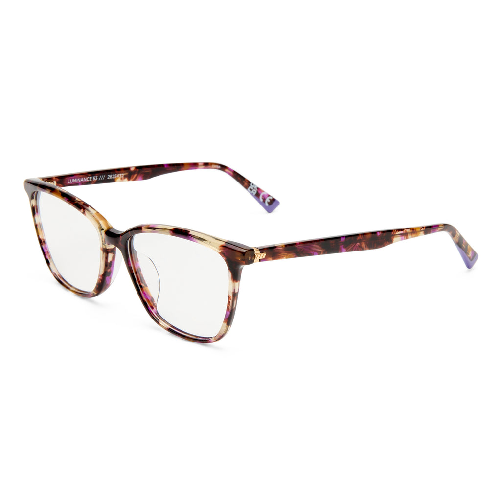Le Specs Luminance 53 Wildflower Tort Female Cat-Eye Optical Frames | Eyewear Index